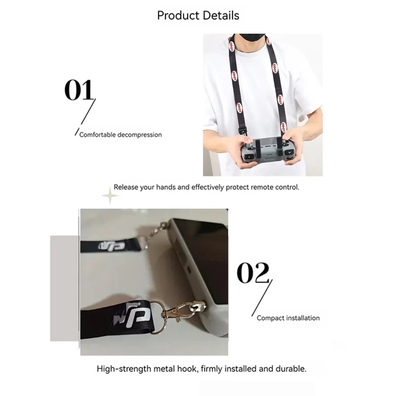 Lanyard for DJI RC & RC 2 & RC - Drone Neck Strap ulasan dan harga