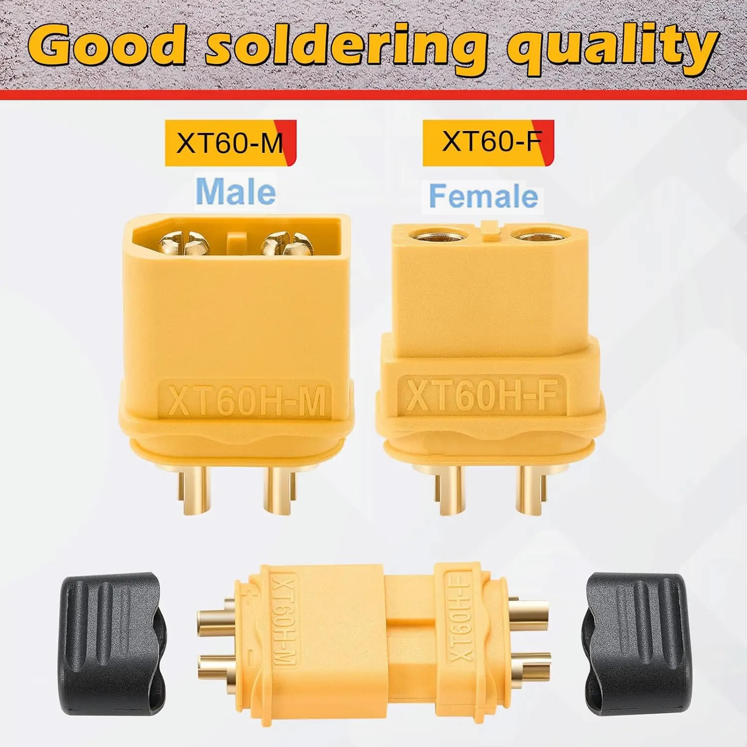 XT60 Connector Plug with Sheat - Drone Battery Adapter ulasan dan harga
