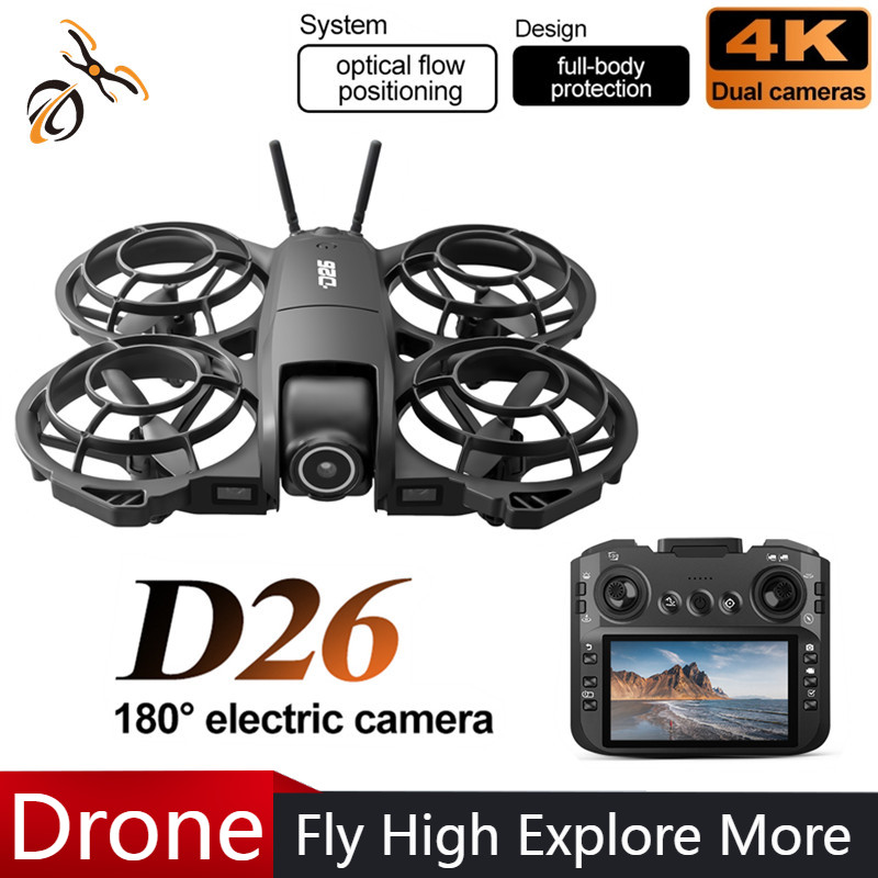 D26 Drone 4K Aerial HD 180° Ca - Drone Battery Adapter ulasan dan harga